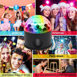 Boule magique LED autoportante à commande vocale IP65 USB Agi32 pour scène, DJ, discothèque, marché nocturne, éclairage de voiture et commerçants - Product Image 2