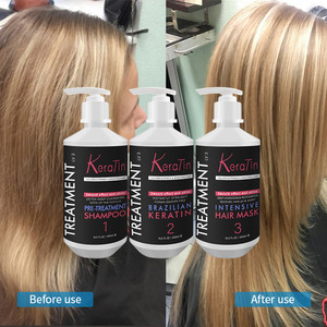 Proteína de amoníaco sin formaldehído OEM personalizada para salón, tratamiento para el cabello, relajantes de Spa, crema alisadora, cabello liso, queratina brasileña - Product Image 1