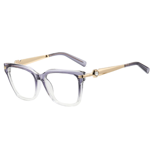 MS 92608 <span class=keywords><strong>Gafas</strong></span> <span class=keywords><strong>de</strong></span> Moda para Mujer con Protección Anti-Luz Azul, Montura Cuadrada Redonda con Detalles Hexagonales <span class=keywords><strong>de</strong></span> Cristal, Aptas para Lentes <span class=keywords><strong>Graduadas</strong></span> - Product Image 5