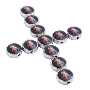 Cuentas de pulsera de <span class=keywords><strong>rosario</strong></span> de medalla de doble cara Divine Mercy - Product Image 4