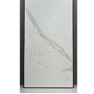 กระเบื้องพอร์ซเลนแผ่นใหญ่ ลายหินอ่อนสมัยใหม่ แผ่นหินเผาผิวมันเงาสูง สำหรับห้องน้ำ ภายนอกอาคาร ตกแต่งผนังและพื้น - Product Image 5