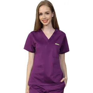 Operatiekamer Van Het Ziekenhuis Scrubs Tandheelkundige Chirurgie Pak Ademende Esthetische Set 4-Way Stretch Medisch Uniform Pediatrische Verpleegkundige Scrubs