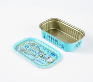 Caja Rectangular <span class=keywords><strong>de</strong></span> Aluminio <span class=keywords><strong>de</strong></span> 125 ml, 125 g, Vacía, Cuadrada, Tipo Lata <span class=keywords><strong>de</strong></span> 1/4 <span class=keywords><strong>de</strong></span> Club, Precio al por Mayor, Envase <span class=keywords><strong>de</strong></span> Hojalata # 311 para <span class=keywords><strong>Aceite</strong></span> <span class=keywords><strong>de</strong></span> <span class=keywords><strong>Sardinas</strong></span> y Camarones - Product Image 2