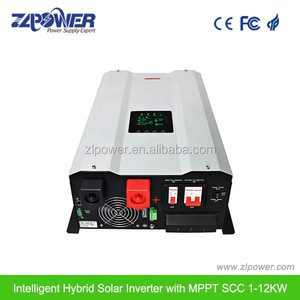 ZLPOWER ชุดโซลาร์ไฮบริดคุณภาพสูง 5000W 24V 220V พร้อมหน้าจอ LCD ระบบ MPPT จ่ายไฟได้ทั้งแบบคู่/เดี่ยว คลื่นไซน์บริสุทธิ์ ประสิทธิภาพ 98% - Product Image 3