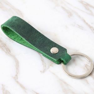 Genuine <b>Leather</b> Wristlet Keychain with <b>Key</b> Rings Hand Wrist Lanyard <b>Key</b> <b>Chain</b> Holder for Women - Product Image 1