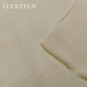 100% 폴리 에스터 실크 같은 실크 크기 크로스 스트립 크레페 자카드 쉬폰 봄/여름 패션 직물 - Product Image 6