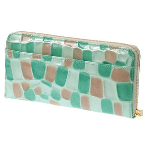 Hot sale luxury designer wallet retro plaid long wallet cow leather leather <b>coin</b> <b>purse</b> money card holder women's fashion bag - Product Image 2