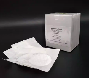 Membrana de filtro estéril, membrana de filtro enrejada para la determinación de Escherichia coli MCE47mm 50mm 0.22 0.45μm - Product Image 1