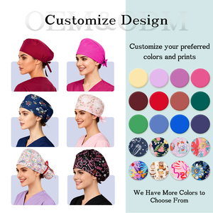 Cappelli Medici Personalizzabili per Donne, Cappelli da Dentista e Veterinaria, Cappelli per Capelli Lunghi ad Asciugatura Rapida, Berretti da Infermiera con Fodera in Raso per Coda di Cavallo - Product Image 5