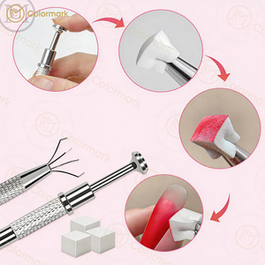 Mini Set de Herramientas para Decoración de Uñas, con Esponja de Algodón y Pinza para Uñas, para Salones de Manicura - Product Image 6