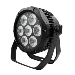 Jiechuang 7 <b>Led</b> Par <b>Light</b> Waterproof Full Color Stage Lighting Effect Outdoor <b>Mini</b> Lamp - Product Image 1