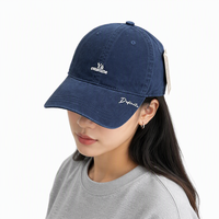 Casquette souple personnalisée en gros avec lettres brodées pour hommes et femmes