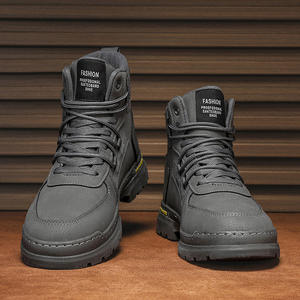 Ventas calientes Zapatos de hombre transpirables e impermeables Botas de PU artificiales versátiles Botas deportivas y de ocio para hombres - Product Image 6