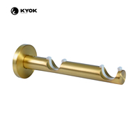 Support de rideau décoratif en alliage d'aluminium KYOK, moderne, durable, accessoire de luxe léger