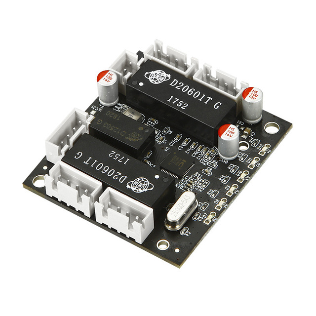 New Version Network Switches Module 100Mbps Industrial Mini 2 3 4 5 Ports Switch Ethernet Switch Board/PCBA