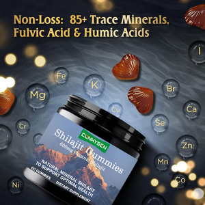 OEM Label pribadi Resin <span class=keywords><strong>Shilajit</strong></span> murni asam Fulvic murni 75% asam <span class=keywords><strong>Shilajit</strong></span> organik 600mg <span class=keywords><strong>Shilajit</strong></span> Gummies - Product Image 3