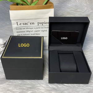 Caja de reloj de cuero personalizada, estuche de regalo cuadrado para reloj, embalaje de reloj resistente al agua, caja de reloj para hombre y mujer - Product Image 3
