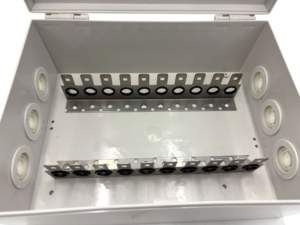 Boîte de jonction réseau intérieure 100 paires-Panneau de distribution de modules Snap-In, boîtier de câblage télécom pour câblage structuré - Product Image 2