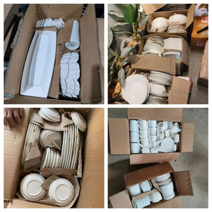 कारखाने प्रत्यक्ष थोक सस्ते मूल्य स्टॉक सफेद सिरेमिक प्लेट गोल अनियमित आकार के विभिन्न मॉडल चीन एजेंट खरीद से अलग मॉडल - Product Image 4