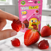 Bonbons Gommes Yoloduck Saveur Fruits Halal en Gros Personnalisables Doux, Sucrés et Acidulés