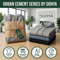 Ensemble assorti en molleton bouclette 380 GSM pour homme, OEM, 100 % coton délavé, survêtement oversize avec logo personnalisé au dos