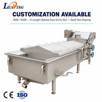 Hetewater groente- en fruitblancheringsmachine, kook- en sterilisatiemachine voor aardappelchips, wortel, kool, tomaat en voedselverwerking