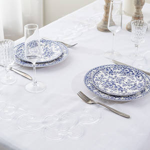 <span class=keywords><strong>Mantel</strong></span> rectangular oblongo con diseño <span class=keywords><strong>de</strong></span> encaje Vintage bordado <span class=keywords><strong>de</strong></span> tela con borde <span class=keywords><strong>de</strong></span> macramé, mesas blancas, cubierta <span class=keywords><strong>de</strong></span> mesa <span class=keywords><strong>de</strong></span> comedor - Product Image 5