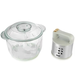 Kitchen Big Capacity 5L Glass Jar Yam Pounder <b>Vegetable</b> Onion Chopper Food Processor Meat Grinder - Product Image 4