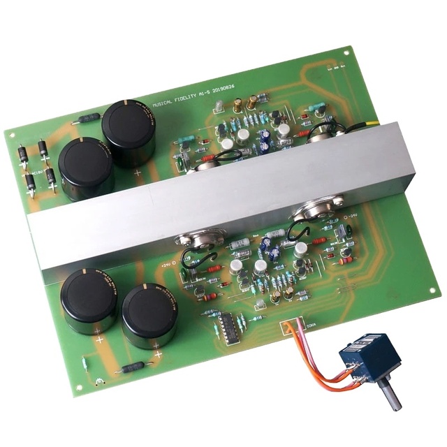 Packbox DIY Kits Class a Audio Amplifier Board HIFI British Music Fax A1straight Carved 20W*2 Stereo Amplificador Audio