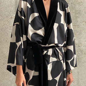 Imprimé Mode Longues Robes <span class=keywords><strong>Tendance</strong></span> Dames Chic Satin Longue Sexs Robes Femmes De Nuit <span class=keywords><strong>Robe</strong></span> Dame Élégant Pour Femme - Product Image 3