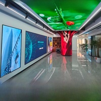 Écran LED géant HD à économie d'énergie pour l'enregistrement d'informations numériques personnalisées, le plus grand écran LED électronique