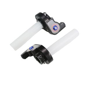 <span class=keywords><strong>Poignée</strong></span> d'accélérateur universelle haute performance noire et bleue 22 mm Quick Twister en aluminium 7/8 pouces pour moto tout-terrain - Product Image 4