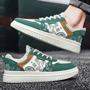 Scarpe da <span class=keywords><strong>Uomo</strong></span> Y 39-44, Verde <span class=keywords><strong>Blu</strong></span>, Sneakers Casual Trendy Versatili a Profilo Basso - Product Image 5