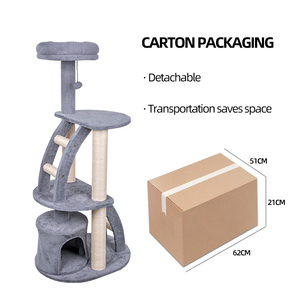 Arbre à <span class=keywords><strong>chat</strong></span> en sisal et bois pour escaliers, vente en gros du fabricant - Product Image 4