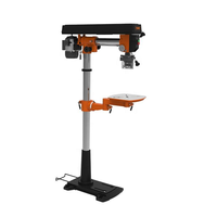 Presse à percer radiale 550W, perceuse d'établi 33 pouces, 360 °   Table de travail rotative en fonte pour perçage en atelier