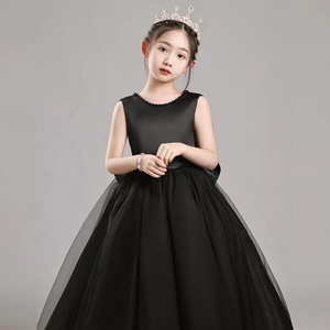 Vestido de Princesa de Lujo para Niñas, Vestido de Tul con Flores para Niñas, Ropa para Actuaciones de Piano, Vestido de Alta Gama para Eventos y Fiestas - Product Image 6