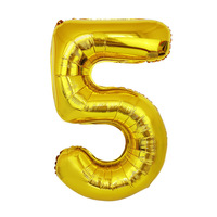 Vente directe usine – Ballons chiffres 32 pouces en aluminium or et argent, imprimés à l'estampage rapide, décorations de fête