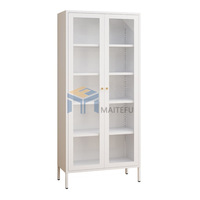 Librero de Acero Laminado en Frío Resistente a la Corrosión, Moderno, Ahorra Espacio, Ecológico, para Sala de Estar, con Vidrio Impermeable, para Hotel