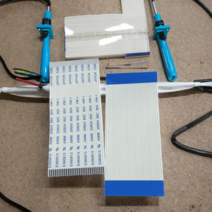 Câble plat FFC AWM 20798 80c 60v Vw-1 <span class=keywords><strong>Cnjs</strong></span> E308724 pour scanner, conducteur en alliage d'aluminium, usage électronique - Product Image 3