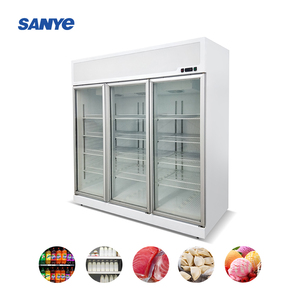 <span class=keywords><strong>Congelatore</strong></span> verticale della porta di vetro di refrigerazione del <span class=keywords><strong>congelatore</strong></span> dell'esposizione di vetro per la birra <span class=keywords><strong>e</strong></span> il latte della bevanda - Product Image 4