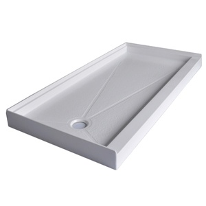 Bandeja <span class=keywords><strong>de</strong></span> <span class=keywords><strong>Ducha</strong></span> Acrílica Moderna Antideslizante con Acabado Lijado, Bandeja <span class=keywords><strong>de</strong></span> <span class=keywords><strong>Ducha</strong></span> Profunda <span class=keywords><strong>de</strong></span> Acrílico para Uso en Hoteles - Product Image 2