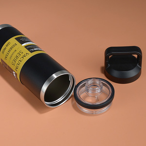 Biểu Tượng Tùy Chỉnh 20Oz 27Oz 37Oz Cách Điện Chân Không Đôi Tường Thể Thao Miệng Rộng Nước Bằng Thép Không Gỉ Chai Với Xử Lý - Product Image 4