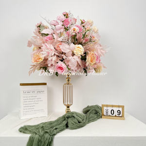 Centros de mesa florales artificiales Bola de flores para centros de mesa de boda - Product Image 1