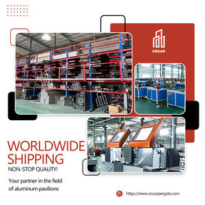 Pergola extérieure en aluminium avec angle réglable et protection solaire, design haut de gamme, pergola rétractable pour jardin, patio, balcon - Product Image 4