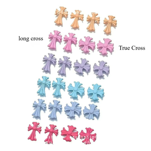 Ciondoli Multicolore per Nail Art, Decorazioni Fai da Te, Ciondoli a Croce per Custodie Smartphone, Bottoni <span class=keywords><strong>e</strong></span> Pendenti, Ciondoli Personalizzati in Resina - Product Image 2