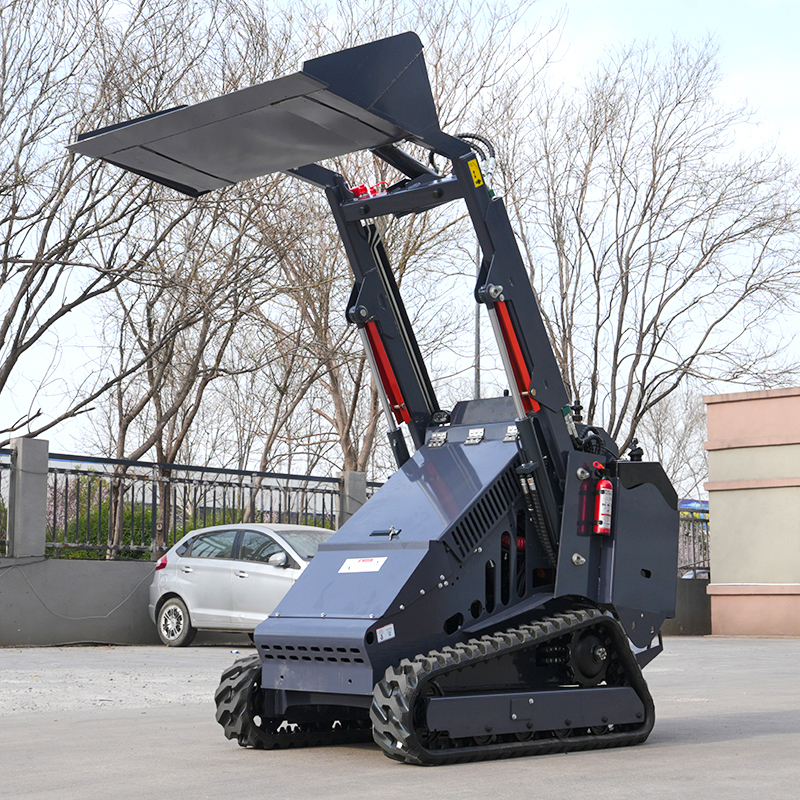 High Quality Auger Skid Steer Loader Construction Bucket Mini Skid Steer Loader Crawler Skid Steer Loader With Attachments