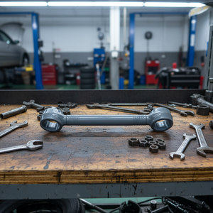 Bras de suspension arrière, tige de couple de réaction, tige de poussée, caoutchouc et acier <span class=keywords><strong>ZLM</strong></span>, remplacement direct, 100 % testé, Actros (OE 6593503906) - Product Image 3