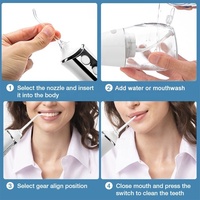 Irrigateur buccal portable sans fil, nettoyeur dentaire amélioré, jet d'eau dentaire Procare, fil dentaire