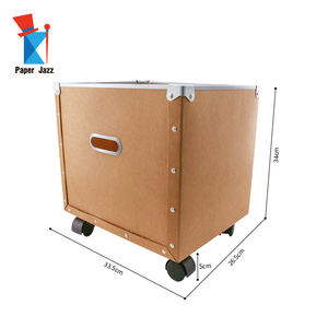 Cartone con ruote Custom bambino giocattolo scatola di immagazzinaggio in confezione <span class=keywords><strong>pieghevole</strong></span> - Product Image 2