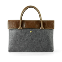 Sac à main pour ordinateur portable, housse en feutre avec poignée, peut se utiliser comme porte-tablette